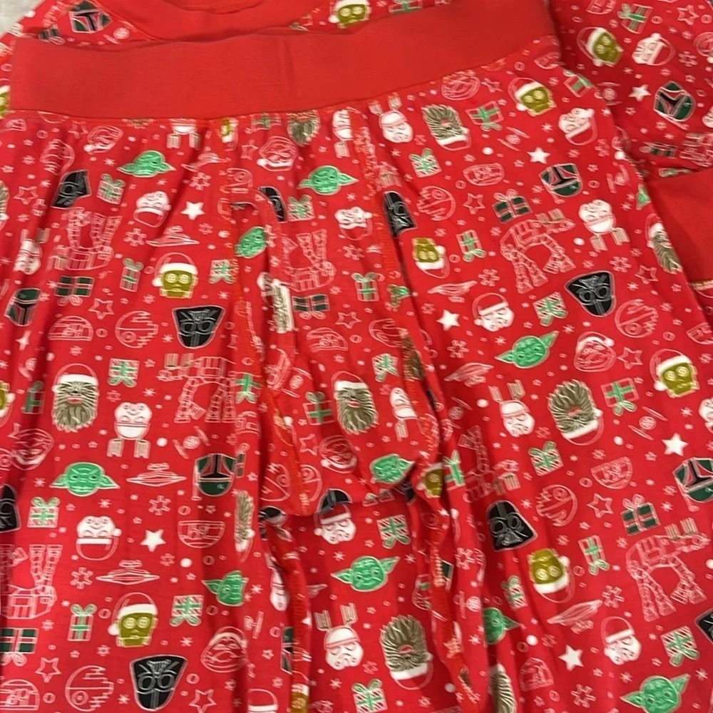 Star Wars Christmas pajamas adult small